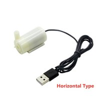 가압펌프 소형 마이크로 잠수 할 수있 수도 펌프 DC 5V USB 저소음 브러시리스 모터 Pump120LH, 05 Horizontal Type