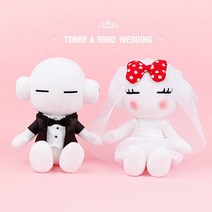 ForU475 또로와로로 신랑신부세트 인형 봉제인형 또로인형 금호타이어인형 캐릭터인형, 상세페이지 참조
