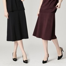 로코엘라 로코엘라 지오 비스코스 플레인 스커트