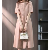 휴드 앙즈 코튼린넨 미디엄 원피스 3COLOR
