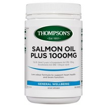 NZ 직구 Thompsons 살몬 오일 플러스 1000mg 500캡슐 1Pack, 수량, 상세참조