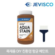제비스코 아쿠아스테인 302 백색 0.5L 목재페인트