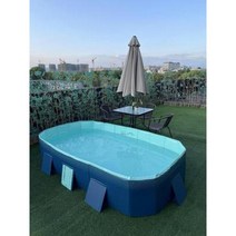 접이식풀장 초간단 강아지수영장 마당 대형풀장, 3m 풀패키지