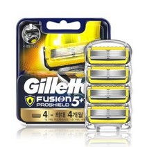 질레트 퓨전 프로쉴드 옐로우 면도날 4입, 퓨전 프로쉴드 옐로우 면도날 1