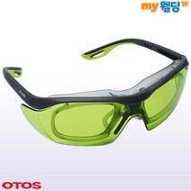 오토스 산업용 차광 보안경 B-703B + 이너 클립 + 면주머니 세트, 1세트