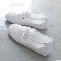 나루니 여성운동화 스니커즈 꽃자수 자수 메쉬 가벼운 경량화 시원한 여름 2cm