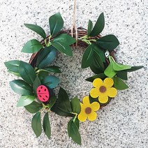 노인 복지센터 공예수업 미술치료 조화식물 자연 리스만들기 집콕취미 방과후교실 DIY