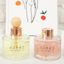 샘스캐빈 소소한공간 수국담은 자동차 방향제 100ml 차량용 디퓨저 고급, 견우직녀달(레드)리필액200ml