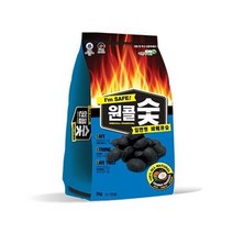 원콜 야자숯 오리지널 3초점화 캠핑숯 바베큐용숯 1.2kg/ 2kg/ 2.4kg, 3초점화1.2kg