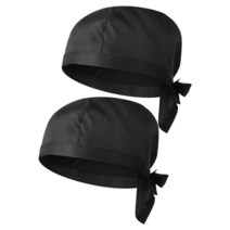 3 개 주방 요리사 모자 해적 웨이터 유니폼 베이커리 바베큐 그릴 케이터링 해골 터번, Chef Hats 2pcs