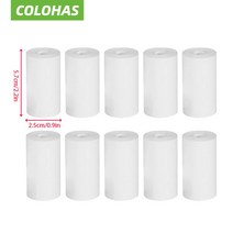 휴대용 포토프린터 무선 셀피 핸드폰 사진인화기 감열지 57x25 Mm 인쇄 라벨 롤 10 롤 모바일 POS 사진 프, 한개옵션0
