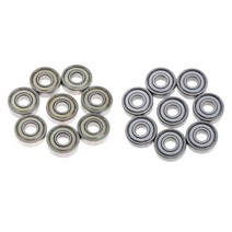 롤러 스케이트용 프리미엄 보드 베어링 8 개 부드러운, 02 Carbon Steel