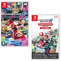 닌텐도 스위치 마리오카트8 디럭스 한글판, 한글판+조이콘 핸들+부스터코스패스