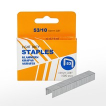 [3개묶음]알파 타카침ㄷ자#53 10mm1000pcs, 1개