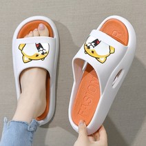 푹신한 슬리퍼 고등학생 캠핑 발편한 학교 남자 키높이 쪼리 사무실남성용 외부 슬리퍼 여름 활주로 신발 에바 부드러운 두꺼운 단독 미끄럼 방지 야외 여성 커플 슬라이드 풀 비치