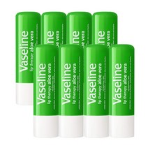 바세린 립테라피 케어스틱 알로에베라 립밤4.8g, 8개