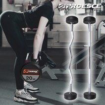 프로이스 프로페셔널 고정 직선바/컬바 15kg 바벨, 직선바 15kg
