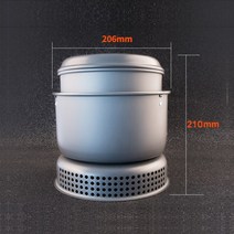 펠렛 팰릿 난로 화목난로 펠렛연소기 가정용 펠릿난로Bulin-Q1 야외 다목적 알코올 스토브 피크닉 하이킹, 한개옵션0