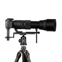 미니 망원경 망원 렌즈 거치대 단망경 삼각대 거치대, 다크 그레이 TH01+맨프로토 350MM