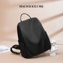 홍콩 라이트 럭셔리 MACH amp KILI MK 사무원 캔버스 컴퓨터 숄더 백 여성 대용량 학교 가방 배낭