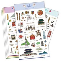 쁘띠팬시 세계여행 스티커 (8종 택1) (ICE), 선택/8.일본