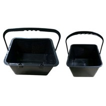 페인트통 대(6리터) 사각플라스틱통 로라 페인트