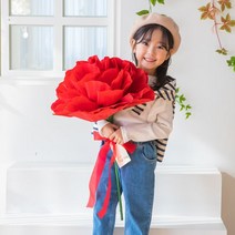 [천삼백케이] [뷰티풀데코센스] 뷰티풀데코센스 자이언트카네이션 완제품, 선택:레드