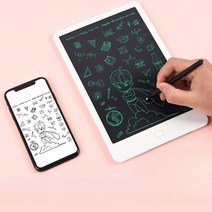 그림그리는패드 전자칠판 전자필기장 메모장 쓰기, 기본, 하늘색