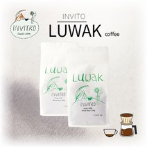 인비트로 발효 루왁 커피 (원두 드립백), 500g, 홀빈