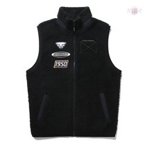 다이나핏 자켓 집업 남성 매버릭 플리스 베스트 조끼 블랙 YUW20601 Z1