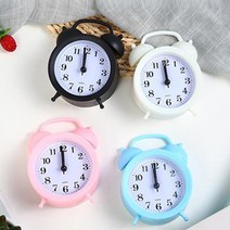 미니 탁상용 인테리어 알람시계 탁상시계, 핑크