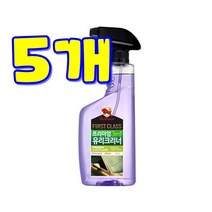 유니크앤몰 불스원 프리미엄3in1 유리크리너550ml(발수 세정 광택 유리세정제 유리클리너) 유리크리너 발수세정, 5개, 550ml