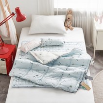 클리앙 항균 자연소재 모달 유아 아기 이불, 블루