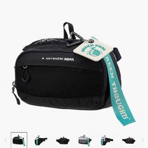 [네파] 22년 S/S # NEW트렌드 NEW마운틴 기능과 스타일을 모두 갖춘 하이킹 슬링백 # 친환경 소재 리젠 원단 사용을 한 EAZY 슬링백-7IC7515, 블랙(199)
