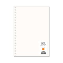 이글바인더 A4 30공 무지 무선 노트 100g 리필 속지 용지, 미색 50매