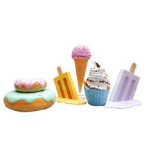 카페 디저트 조형물 입체 간판 소프트 아이스크림, AO