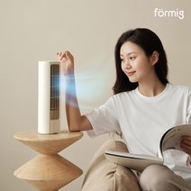 포미그 무선 미니 타워 탁상용선풍기 FMF-303 소형 책상 사무실선풍기, 아이보리