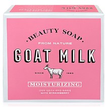 샤워메이트 산양유 딸기 비누, 90g, 40개