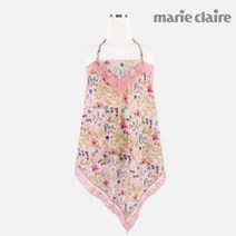 마리끌레르 프린팅플라워 레이스 에티켓 손수건 앞치마 60 x 60