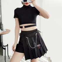 울트라패션 재키 랩스커트 체크 치마바지 테니스치마 스커트