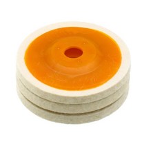 양모휠 양모패드 4inch 100mm 울 폴리싱 휠 버핑 앵글 휠 폴리싱 디스크 패드 연마 유리 스크래치 스테인레스 그라인딩 연마, 없음