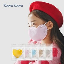 꼼마꼼마 공산품 하트마스크 소형 5매X5set, 04.하트마스크 소형 베이지 5매X5set