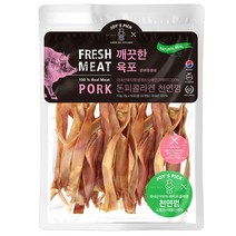 조이스픽 강아지간식 깨끗한육포 돼지귀슬라이스 140g, 1개