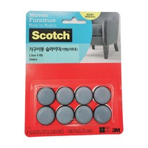 3M 스카치 가구이동 슬라이더 카펫 앤 마루용 8p, 1개입