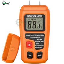 곡물 수분 측정기수분 측정기 오렌지 0-99.9% 두 핀 디지털 목재 습도 시험기 습기 감지기, 한개옵션0
