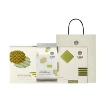 오설록 티푸드 모음 랑드샤/웨하스/녹차와플, 2) 프리미엄녹차와플x3개