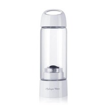 SPE/PEM 기술 수소수 생성기 420ml 컵 바디 알칼리성 이온수기 병 수소가 풍부한 물 메이커, 01 WHITE