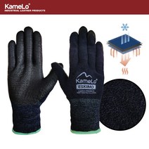 카멜로 코팅 겨울 작업장갑 혹한 방한 겨울용 터치 기모 반코팅 장갑 에스키모, M