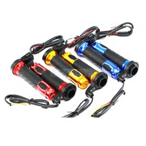 오토바이열선그립 핫그립 방한용품 열선핸들 핸들 범용 12V 22mm, Red, 1개