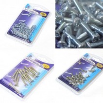 칼블럭 콘크리트 경첩 스크류 나사모음 액자 고정 일반피스 볼트나사 목재, 피스 66044